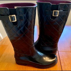 Sperry Topsider Black Women’s Rain Boots Size 9